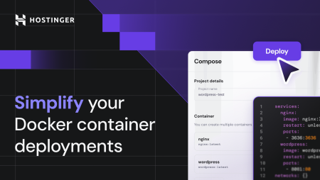 Hostinger Docker manager: Launch any app on your VPS in a