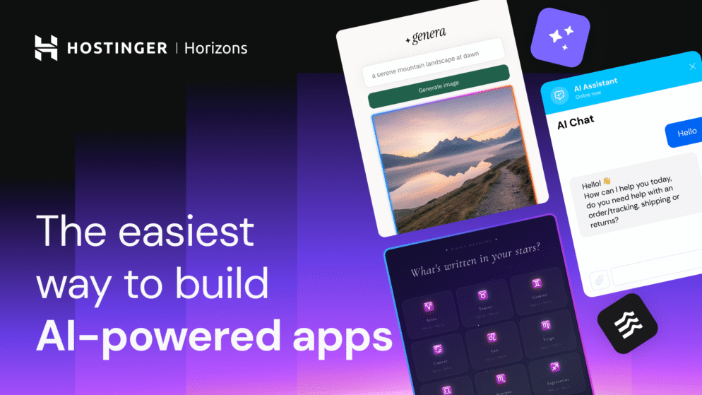 You don’t set up AI in Horizons