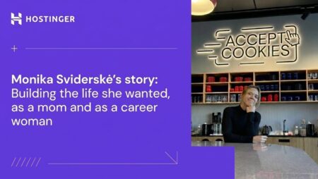 Monika’s story: Building a career through motherhood