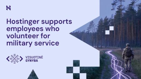 Hostinger to financially support employees who volunteer for military service
