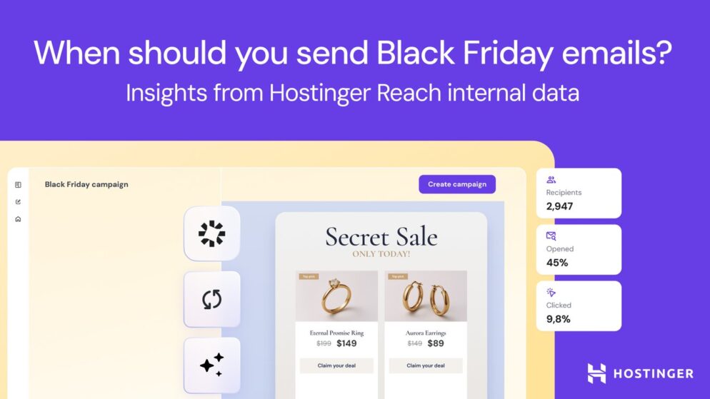 Best time to send Black Friday emails 2026